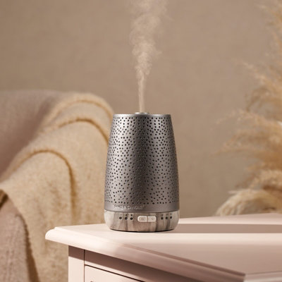 Yankee Candle Oil Diffuser Calming Aroma Air Mist Sleep Stress Grey