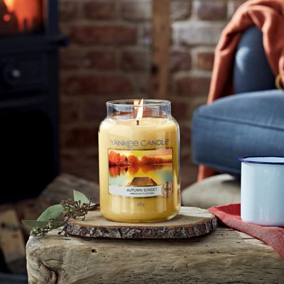 Yankee Candle Original Large Jar 623g Autumn Sunset Scented Candle 110-115 Hours 1631617E - 3