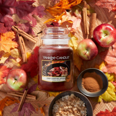 Yankee Candle Original Large Jar 623g Crisp Campfire Apples Scented Candle 110-115 Hours 1629368E - 3