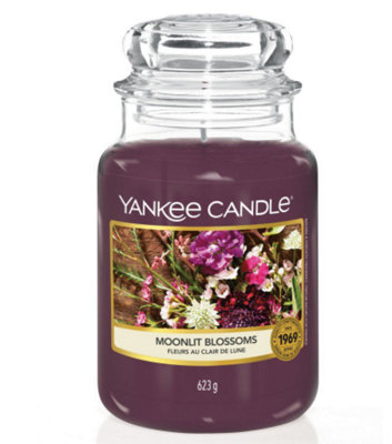 Yankee Candle Original Large Jar 623g Moonlit Blossoms Scented Candle 110-115 Hours 1611579E