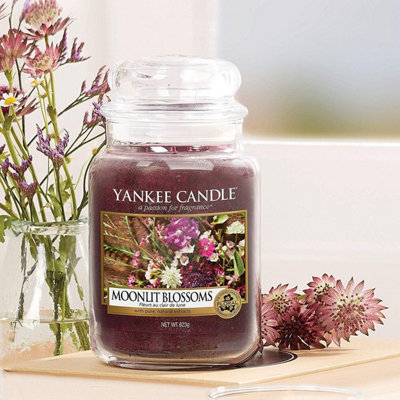 Yankee Candle Original Large Jar 623g Moonlit Blossoms Scented Candle 110-150 Hours 1611579E - 4