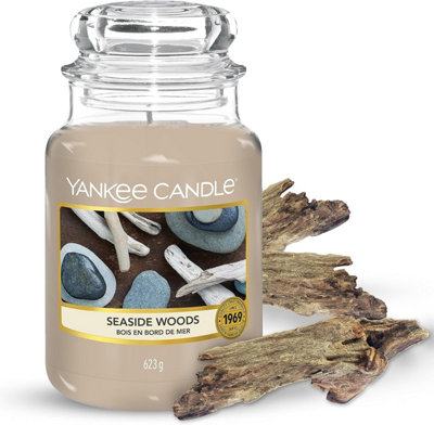 Yankee Candle Original Large Jar 623g Seaside Woods Scented Candle 110-115 Hours 1609098E