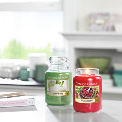 Yankee Candle Original Large Jar Scented Candle Red Raspberry, 623g