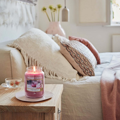 Yankee Candle Scented Candle - Sweet Plum Sake Large Jar Candle - Long Burning Candles: Up to 150 Hours - 5