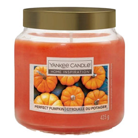 Yankee Candle Seasonal Perfect Pumpkin Medium Jar With Metal Lid