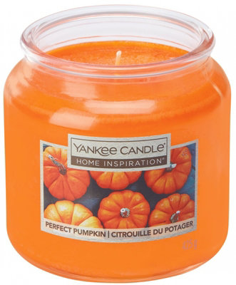 Yankee Candle Seasonal Perfect Pumpkin Medium Jar With Metal Lid