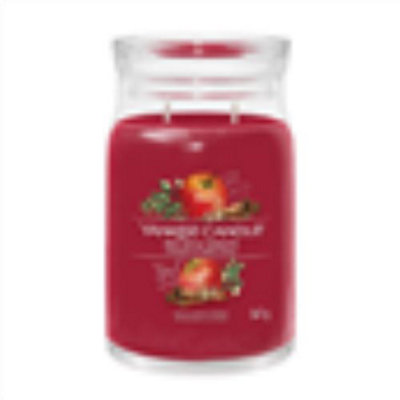 Yankee Candle Signature Large Jar Red Apple Wreath 2 Wick - 5