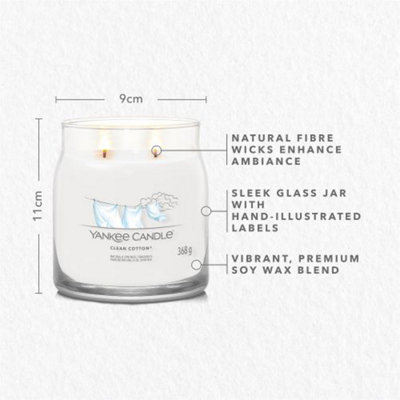 Yankee Candle Signature Medium Jar Clean Cotton