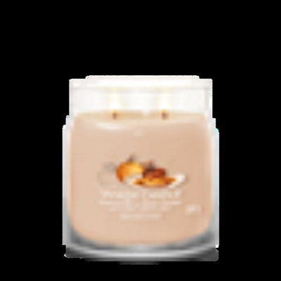 Yankee Candle Signature Medium Jar Pumpkin Maple Crème Caramel