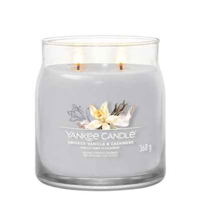 Yankee Candle Signature Medium Jar Smoked Vanilla & Cashmere
