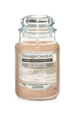 Yankee Candle Sun Warmed Linen Large Jar Candle X 2 DIY at B&Q