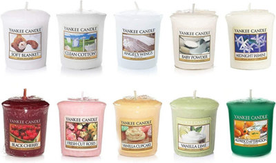 Yankee Candle - Votive Candles Classic - Assorted Scents Set of 10