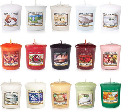 Yankee Candle - Votive Candles Classic - Assorted Scents Set of 15