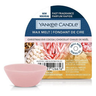 Yankee Candle Wax Melts Christmas Eve Cocoa 22g X6