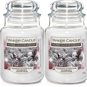 Yankee Candle White Pine Cones Twin Pack