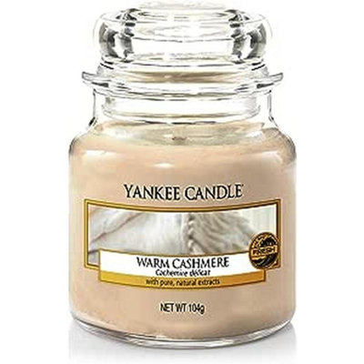 Yankee Scented Candle Warm Cashmere Small Jar Burn Time Up to 30 Hours