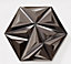 Yara Black Metallic 3D 285mm x 330mm Ceramic Wall Tiles (Pack of 11 w/ Coverage of 0.79m2)
