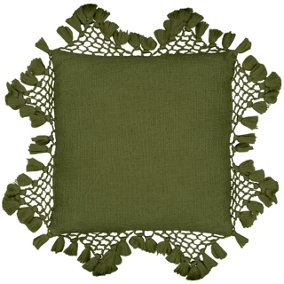 Yard Anko Macramé Tassel Cushion Cover