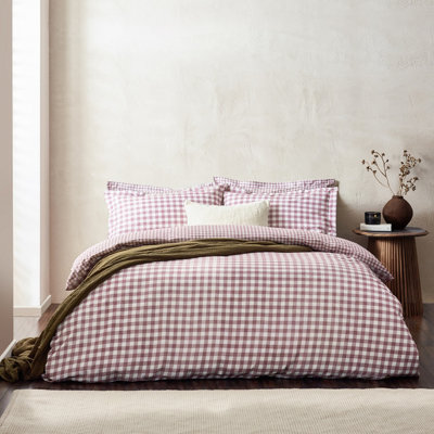 Yard Barton Check Reversible Duvet Set