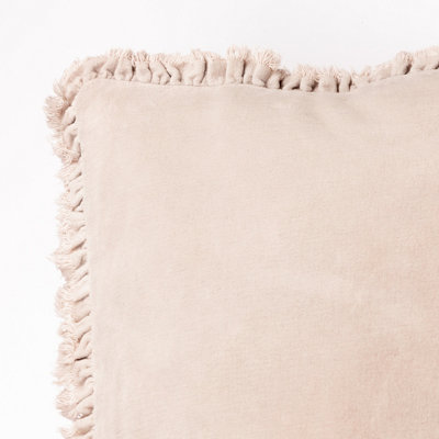Yard Bertie Washed Cotton Velvet Polyester Filled Cushion