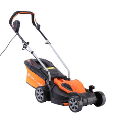 Yard Force 1200W 32cm Electric Lawnmower with 30L Grass Bag and Rear Roller