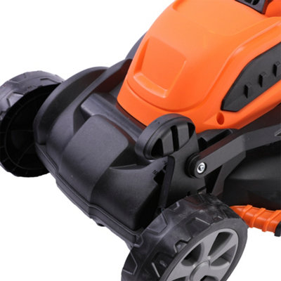 Yard Force 1200W 32cm Electric Lawnmower with 30L Grass Bag and Rear Roller - 5