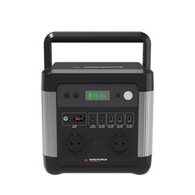 Yard Force 1200W Portable Power Station with 22.2V / 43.5Ah LFP battery, triple USB ports and dual AC output - LX PS1200