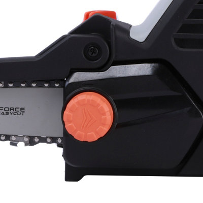 Yard Force 12V Cordless 12cm Mini Chainsaw with Lithium-Ion Battery and Charger - iFlex Range - LS F12