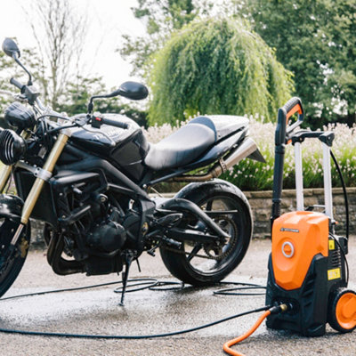 Yard Force 1800W High Pressure Washer 130 Bar 420L/h Flow Rate 6m Hose