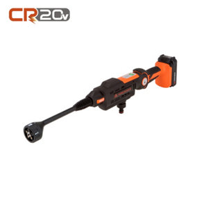 Yard Force 20V Aquajet Cordless Pressure Cleaner with 2.5Ah Lithium-Ion Battery, Charger and Accessories - LW C02A - CR20 Range