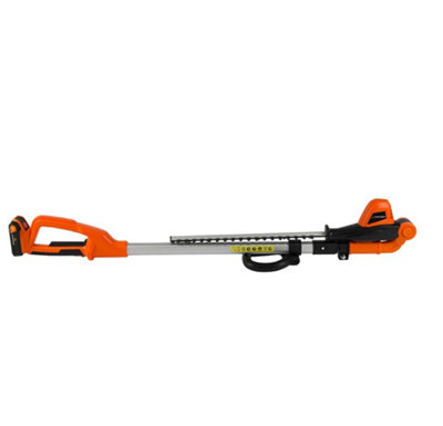 Black and decker pole hedge trimmer 20v hot sale