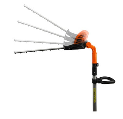 Yard Force 20V Cordless Pole Hedge Trimmer extendable up to 256cm with Lithium-ion battery & charger - LH C41A - CR20 Range - 4