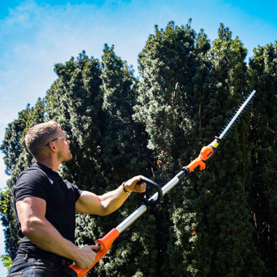 Yard Force 20V Cordless Pole Hedge Trimmer extendable up to 256cm with Lithium-ion battery & charger - LH C41A - CR20 Range - 8
