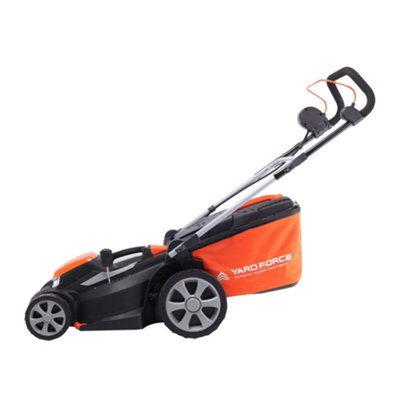 Yard Force 40V 34cm Cordless Lawnmower with lithium ion battery