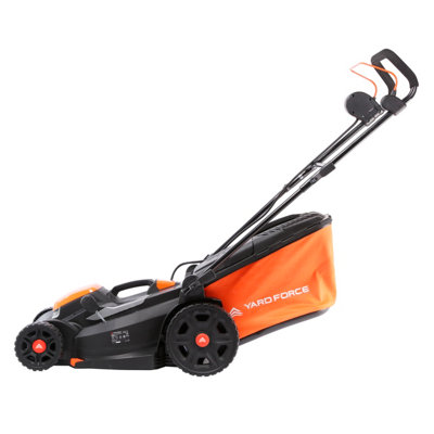 Yard Force 40V 37cm Cordless Lawnmower with Lithium-ion Battery & Quick Charger  LM G37A - GR40 range