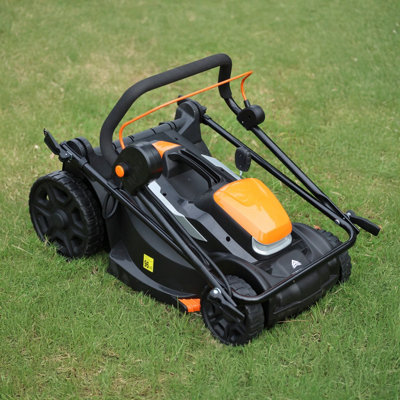 Yard Force 40V 37cm Cordless Lawnmower with Lithium-ion Battery & Quick Charger  LM G37A - GR40 range - 5