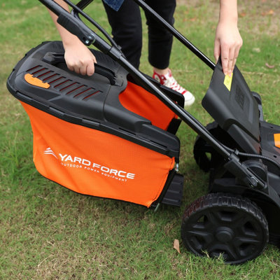 Yard Force 40V 37cm Cordless Lawnmower with Lithium-ion Battery & Quick Charger  LM G37A - GR40 range - 6