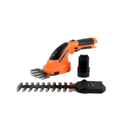 Yard Force 7.2V Cordless Edging Grass & Hedge Shear Set with Li-Ion battery and Charger - LH A17