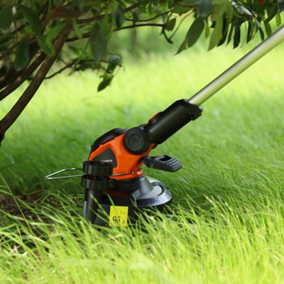 Yard Force ET U25 350W Corded Grass Trimmer and Edger with 25cm cutting width and auto line feed