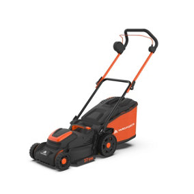 Yard Force LM C37B 40V 4.0Ah (2x20V) Cordless Lawnmower with 37cm cutting width 40L grass bag and rear roller