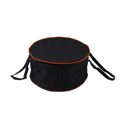 Yard Force Portable Charcoal Barbecue with Built-in Fan and USB Connection and Carry Bag - HX FBQ1