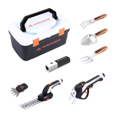 Yard Force Vita Hand Tool Set for Gardens and Balconies with Portable