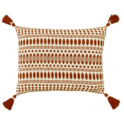 Yard Ganado Woven Tasselled Polyester Filled Cushion