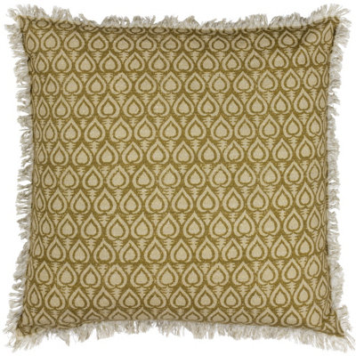 Yard Georgi Fringed Feather Filled Cushion