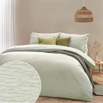 Yard Heaton Stripe 100% Cotton Duvet Cover Set