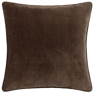 Yard Heavy Chenille Velvet Piped Cushion Cover