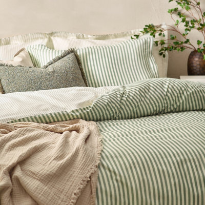 Yard Hebden Mélange Stripe Duvet Set