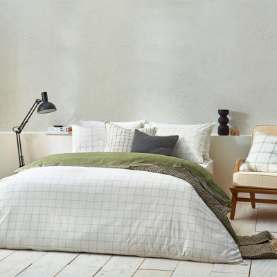 Yard Howarth Check Reversible Duvet Cover Set