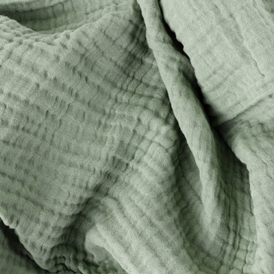 Yard Lark Crinkle Cotton Fringed Throw