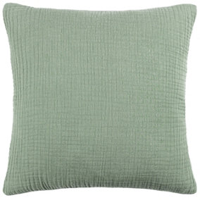 Yard Lark Muslin Crinkle Cotton Polyester Filled Cushion